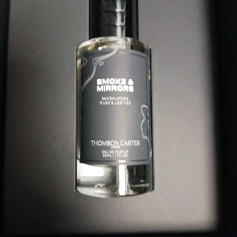 BOXED THOMPSON CARTER LONDON SMOKE AND MIRRORS EAU DE PARFUM 50ML