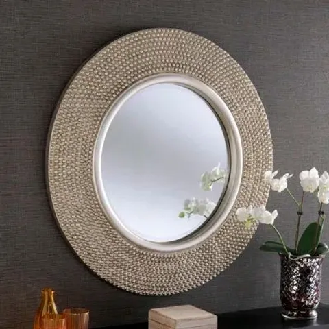 BOXED JULIEN FLAT WALL MIRROR -SILVER-