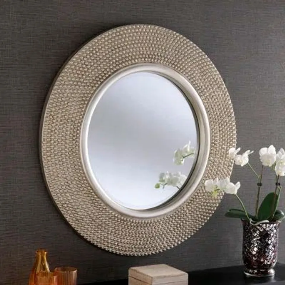 BOXED JULIEN FLAT WALL MIRROR -SILVER-