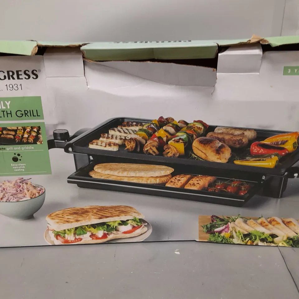 BOXED PROGRESS FAMILY HEALTHY GRILL & GRIDDLE 
