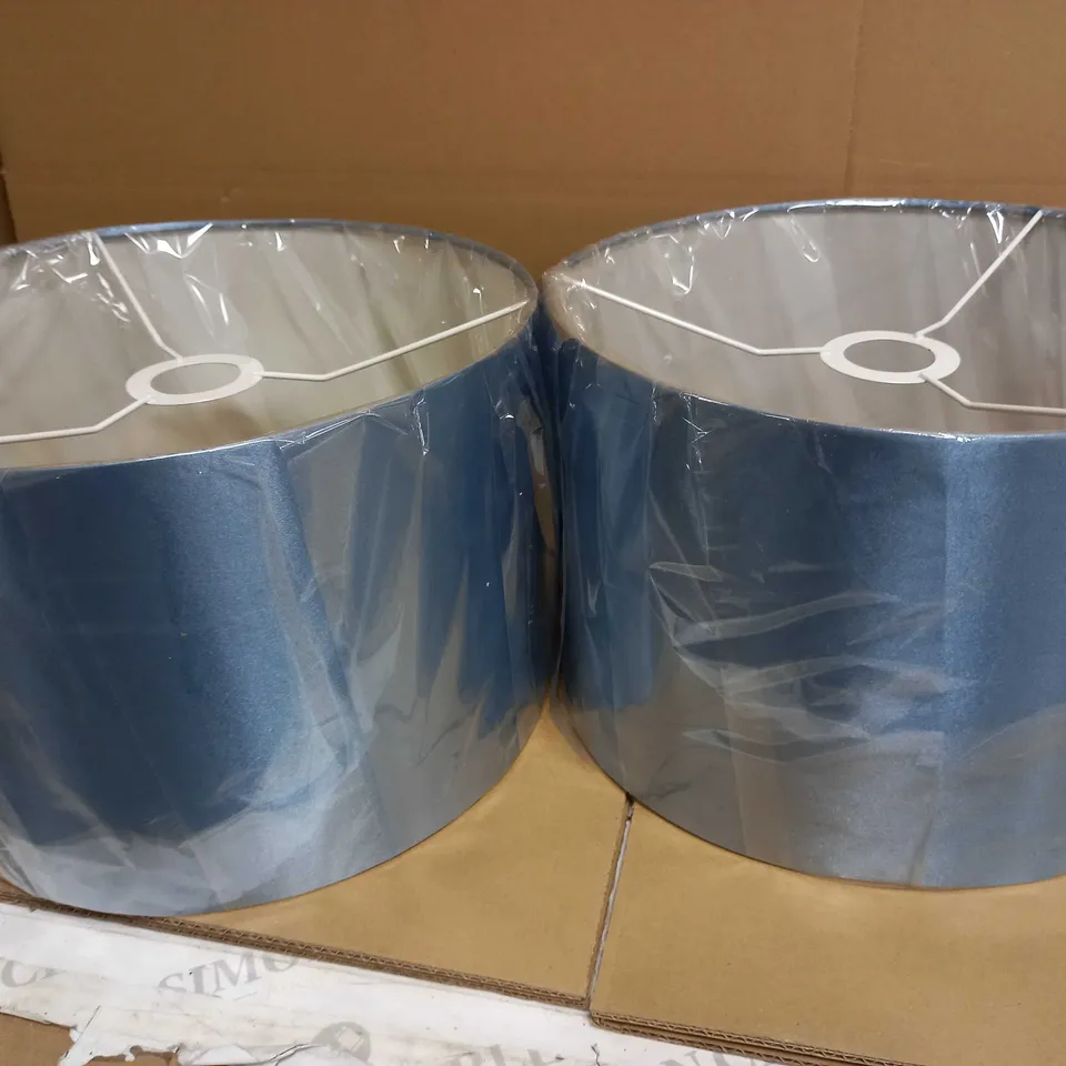 LOT OF 2X LIGHT SHADES BLUE