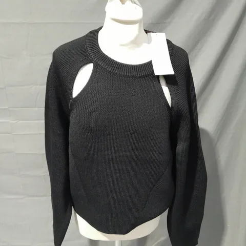 SWEATY BETTY NYX CUT OUT SWEATER - MEDIUM