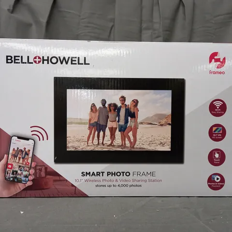 BOXED BELL & HOWELL SMART 10.1" WIRELESS PHOTO FRAME