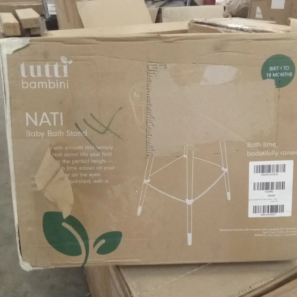BOXED TUTTI BAMBINI NATI BABY BATH STAND