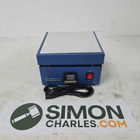 ELECTRONIC HOT PLATE IN BLUE