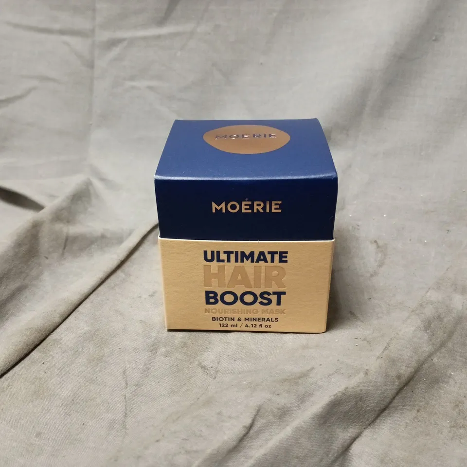 BOXED AND SEALED MOERIE ULTIMATE HAIR BOOST NOURISHING MASK (122ML)