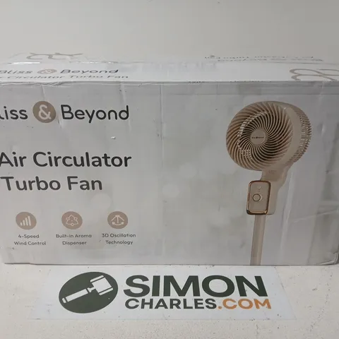 BLISS & BEYOND AIR CIRCULATOR TURBO FAN – BOXED