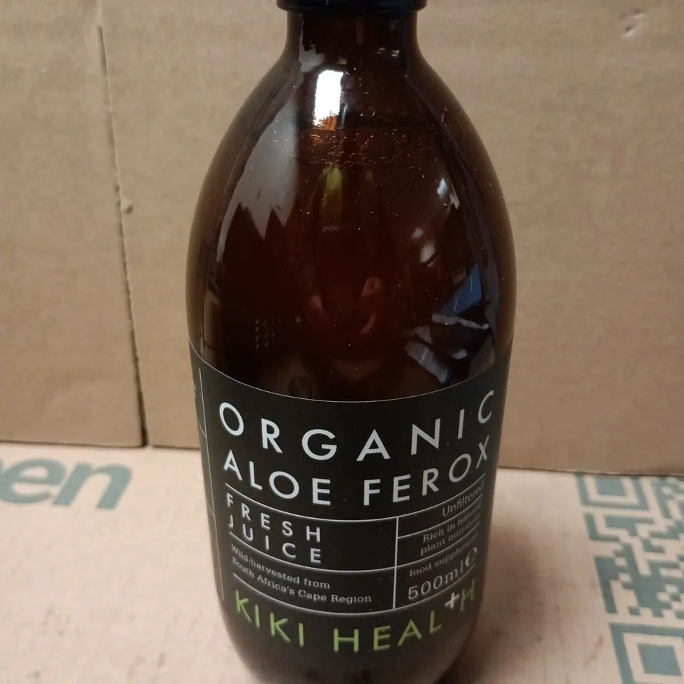 KIKI HEALTH ORGANIC ALOE FEROX FRESH JUICE – 500ML