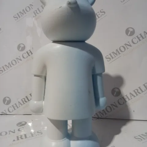 NUDE PROJECT BEARBRICK IN WHITE/BLUE GRADIENT