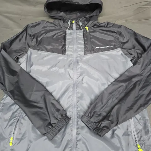 MONTERRAIN FULL ZIP WINDBREAKER JACKET - SIZE SMALL