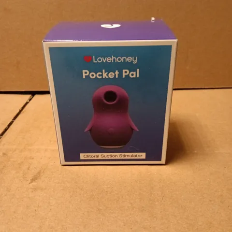 SEALED LOVEHONEY POCKET PAL CLITORAL SUCTION STIMULATOR