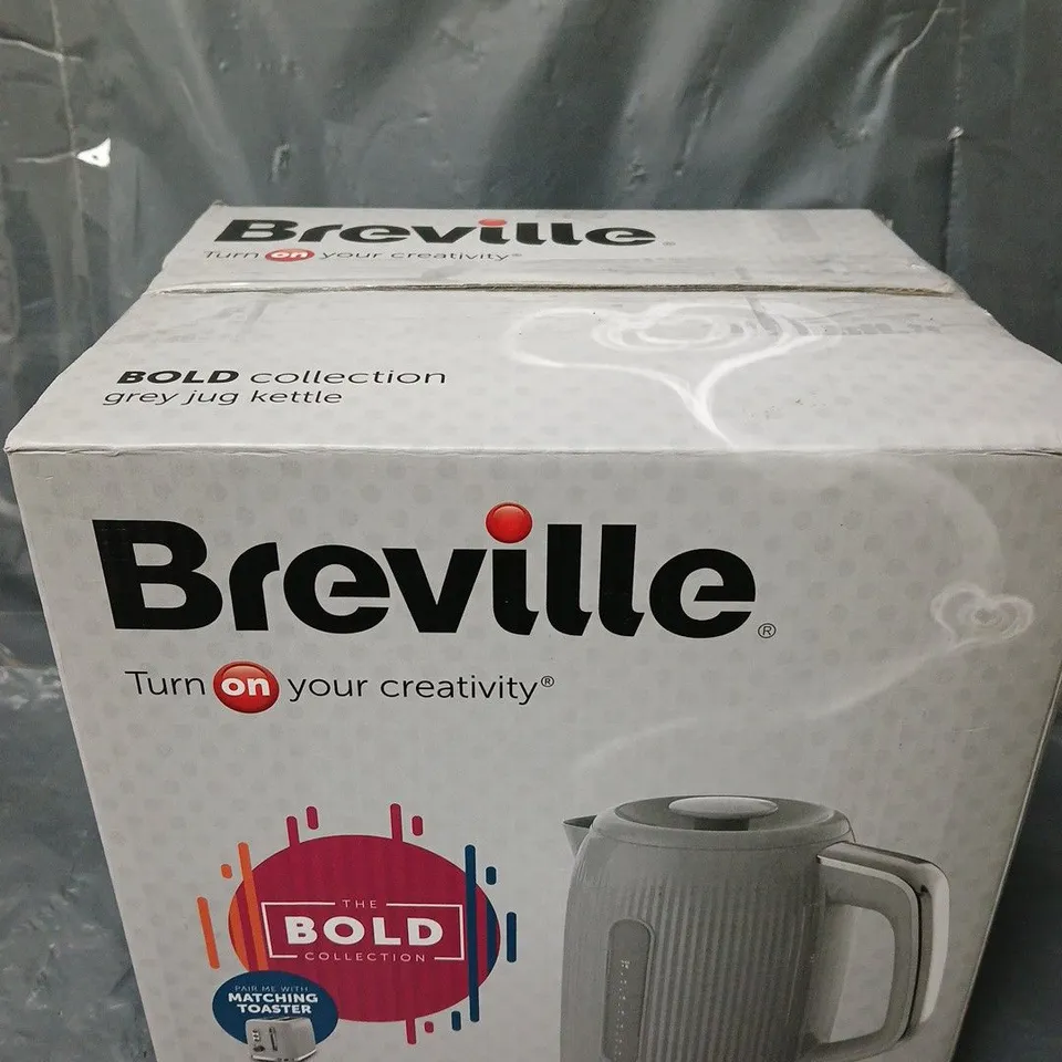 BREVILLE BOLD KETTLE - GREY RRP £34