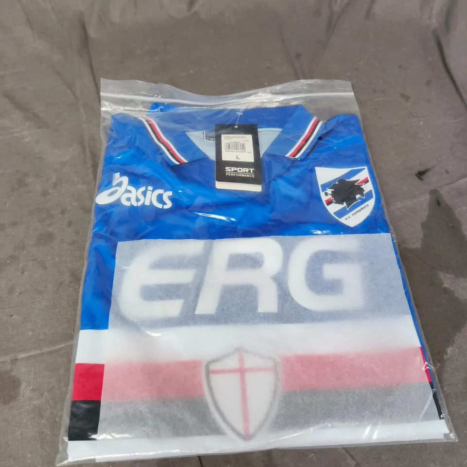 BAGGED SAMPDORIA FC HOME JERSEY - LARGE 