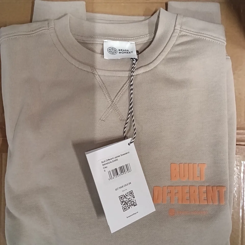 BOX OF BRASS MONKEY SWEATS - CLAY SIZE SMALL APPROXIMATELY 4