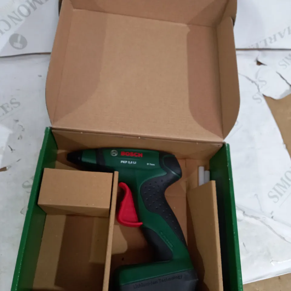 BOSCH CORDLESS GLUE GUN PKP