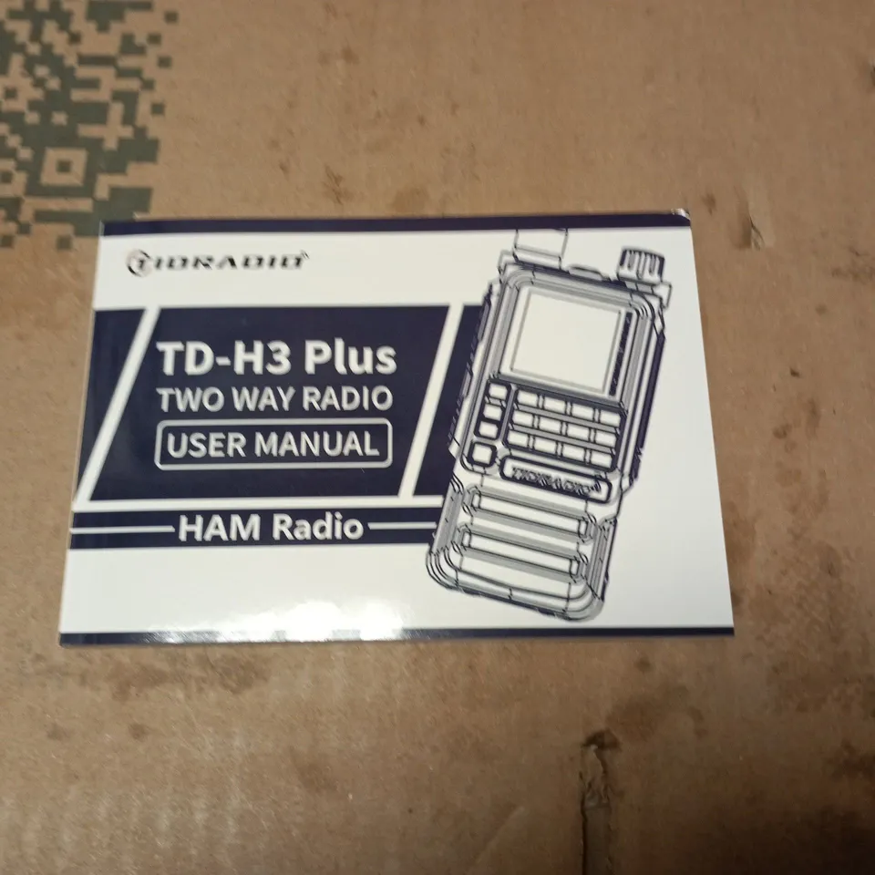 TD-H3 PLUS TWO WAY RADIO – HAM RADIO, BOXED WITH MANUAL