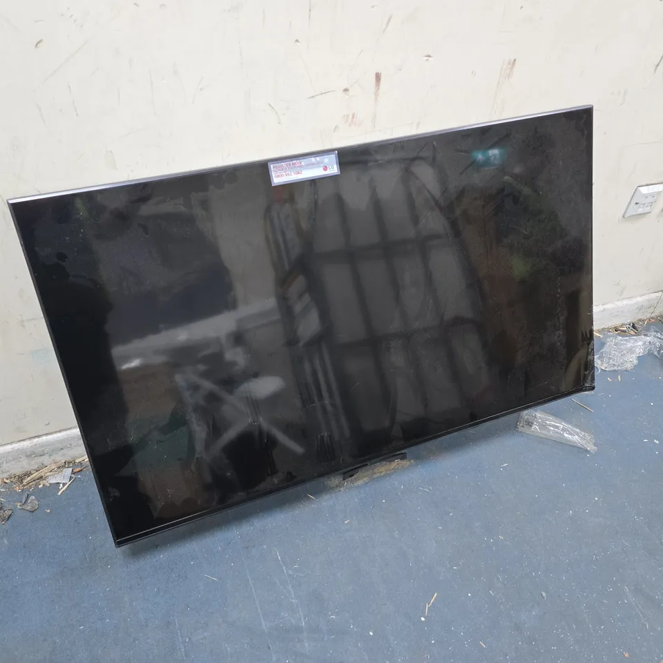 LG 50-INCH LED TV – MODEL 50NED8160A-DAMAGED SCREEN-UNTESTED 