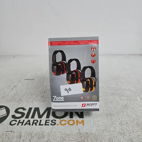 SCOTT SAFETY ZONE HEARING PROTECTOR ORANGE BOXED