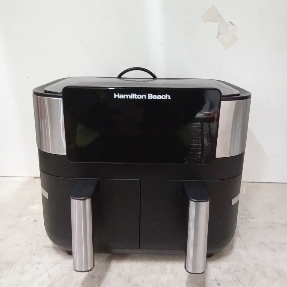 BOXED HAMILTON BEACH HEALTHY COOK DUAL AIR FRYER