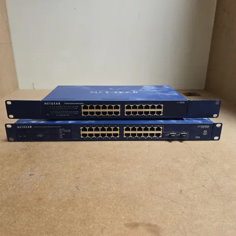 SET OF NETGEAR ITEMS: GS724T SMART SWITCH + JGS524 SWITCH
