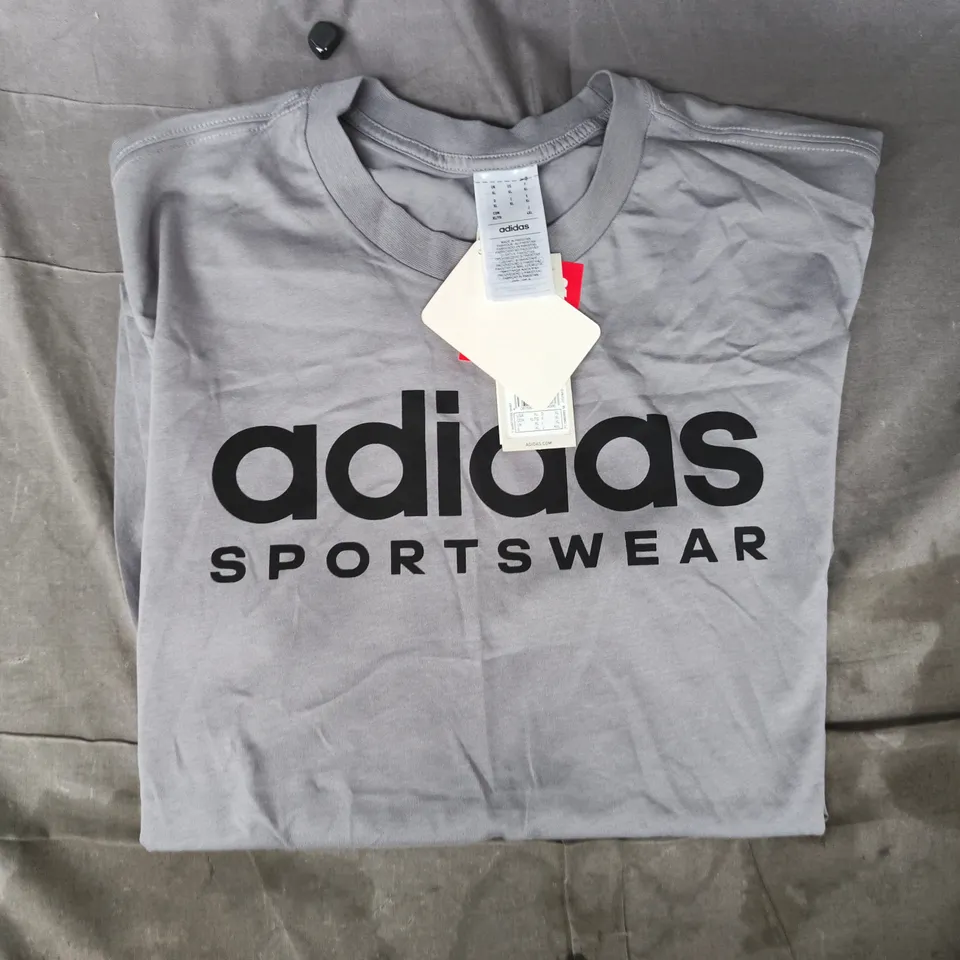 ADIDAS SPORTSWEAR T-SHIRT IN GREY SIZE XL