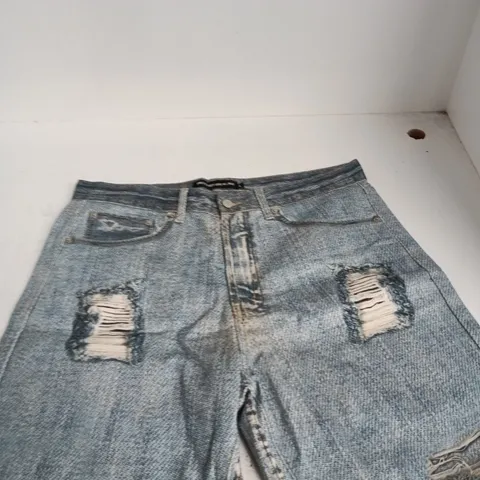 PRETTY BOY UGLY WORLD DENIM JORTS – MEN'S JEANS SHORTS, SIZE L