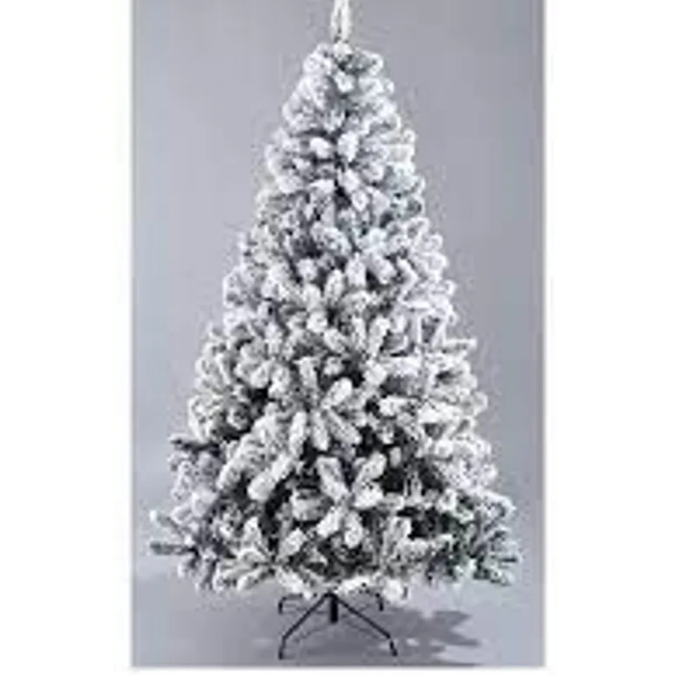 BOXED 7FT FLAKES EMPEROR CHRISTMAS TREE - COLLECTION ONLY RRP £249.99