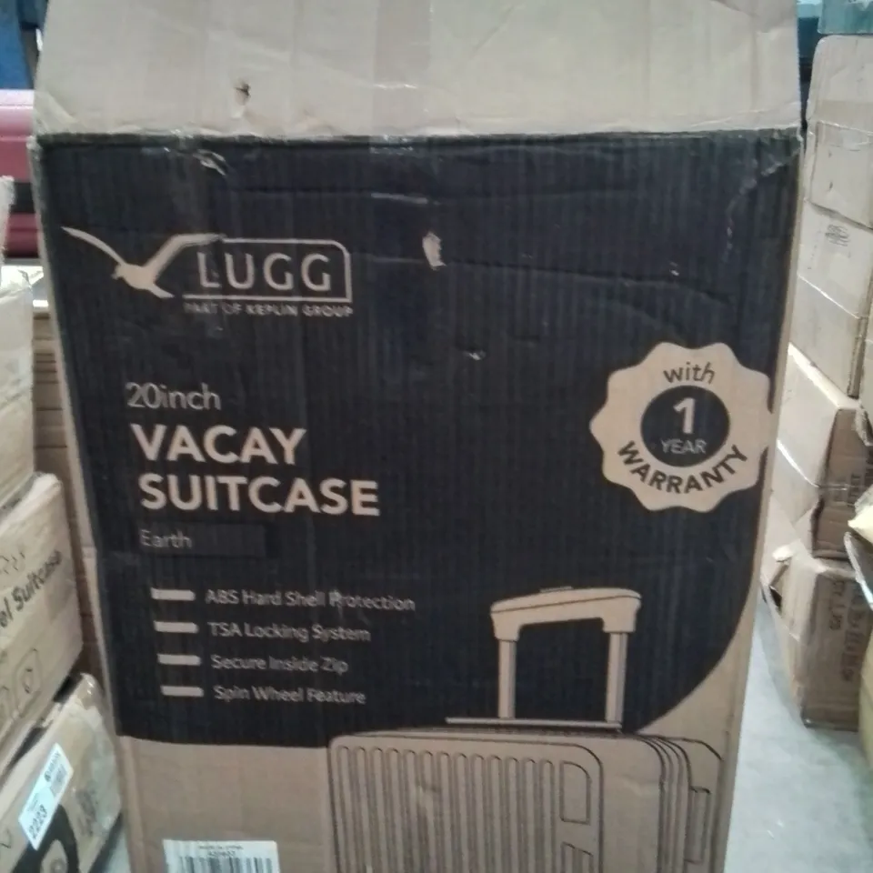 BOXED LUGG 20INCH VACAY SUITCASE EARTH