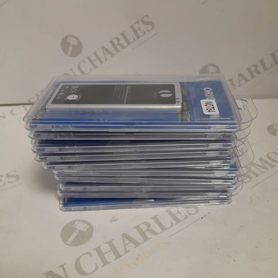 BOX OF APPROXIMATELY 10 SAMSUNG GALAXY NOTE 4 REPLACEMENT BATTERIES 