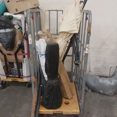 CAGE CONTAINING ASSORTED CONSUMER PRODUCTS // CAGE NOT INCLUDED 