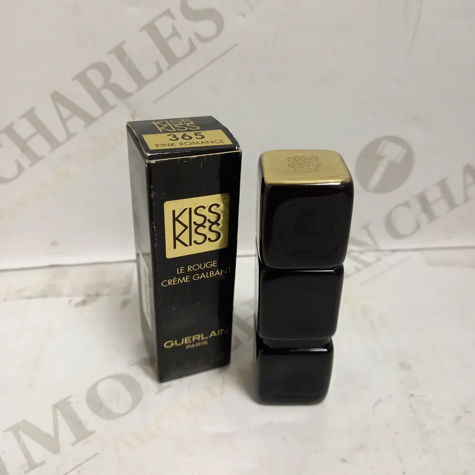 GUERLAIN KISS KISS LE ROUGE LIP COLOUR LIPSTICK - 365 PINK ROMANCE
