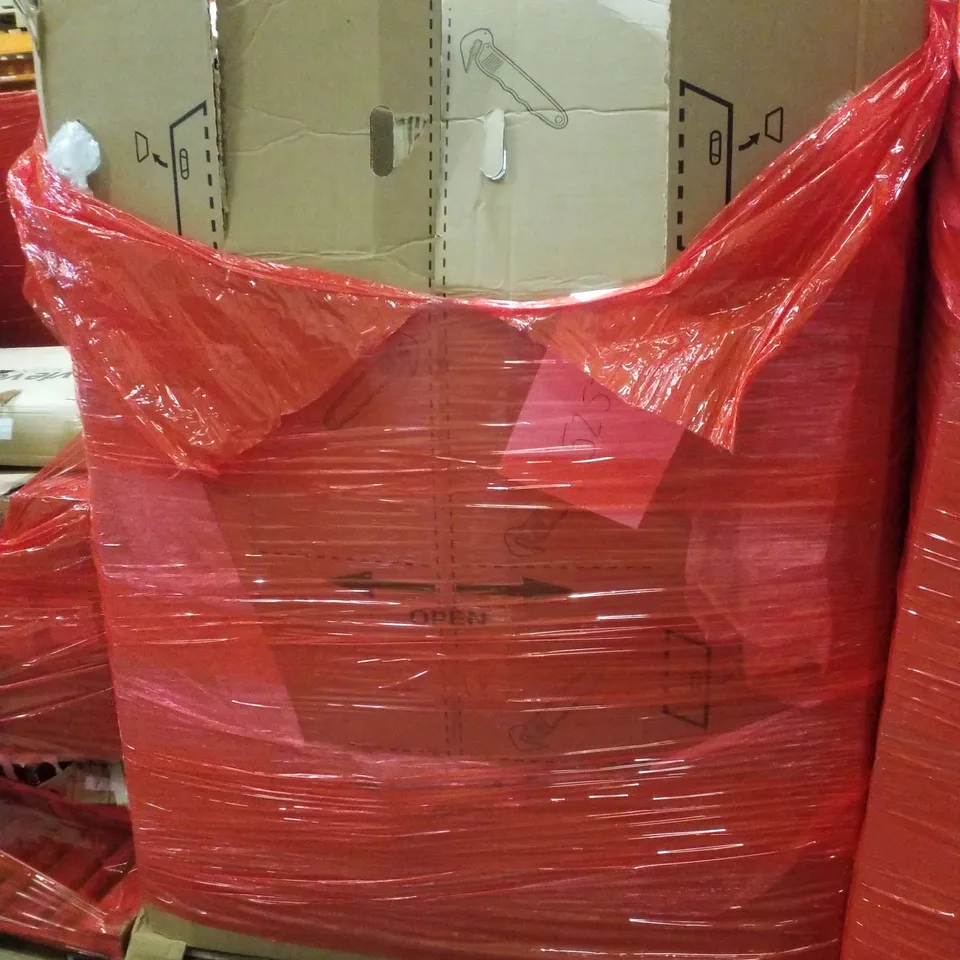 PALLET CONTAINING ASSORTED PRODUCTS INCLUDING KIDS VELVET HANGERS, FOLDING CRATE, ESPRESSO MACHINE, PREMIUM 40L TRAVEL BACKPACK & SMALL PET HOUSE