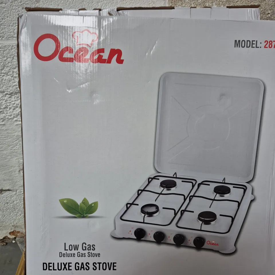 OCEAN LOW GAS DELUXE GAS STOVE – BOXED (MODEL 287)
