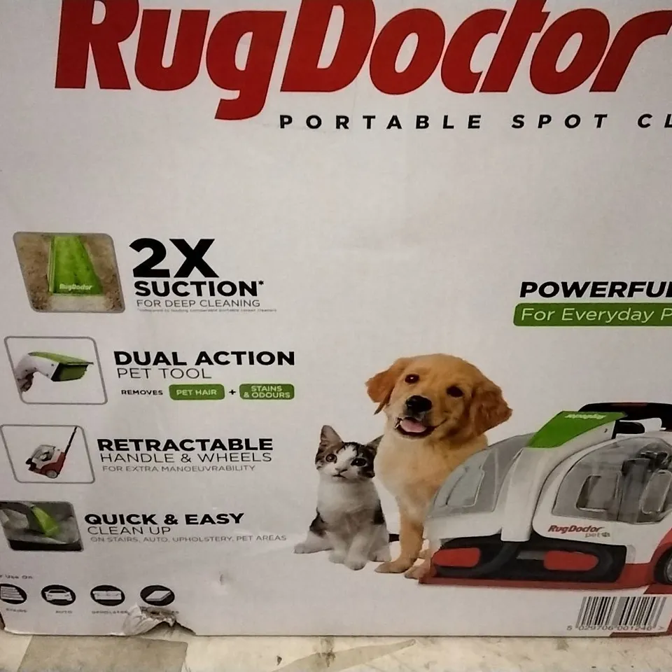 RUG DOCTOR PET PORTABLE SPOT CLEANER