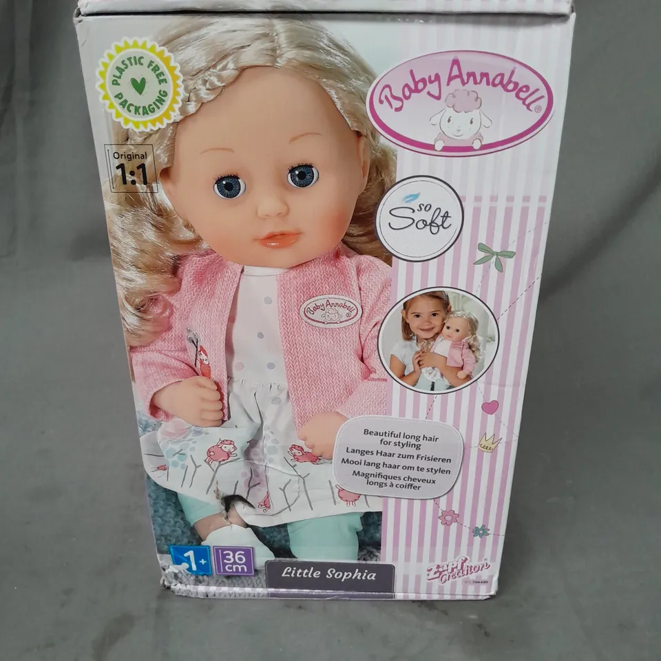 BABY ANNABELL LITTLE SOPHIA  RRP £34.99