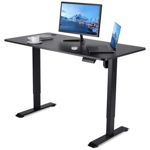 BOXED HOUSE ADDITIONS ELECTRIC HEIGHT ADJUSTABLE STANDING OFFICE COMPUTER  DESK BLACK