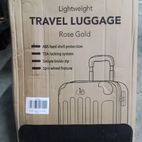 BOXED LUGG LIGHTWEIGHT TRAVEL LUGGAGE 