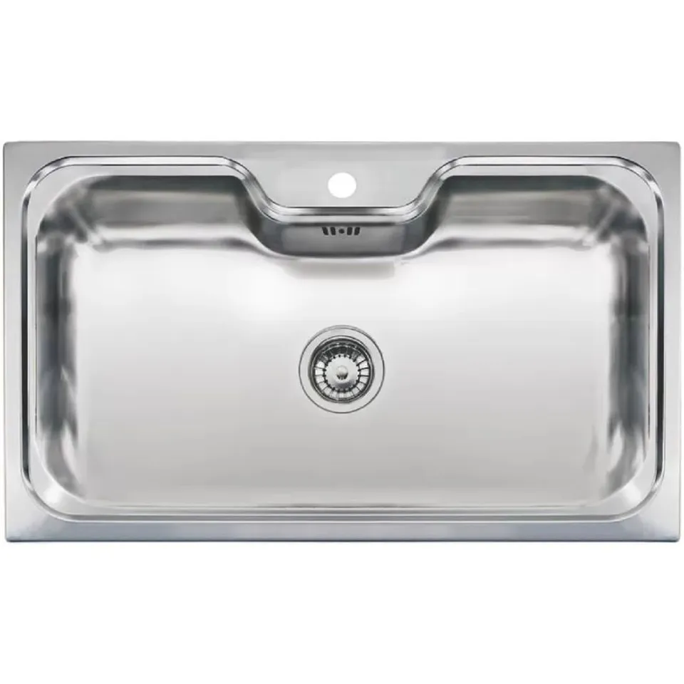 BOXED JUMBO SINGLE BOWL INSET KITCHEN SINK 