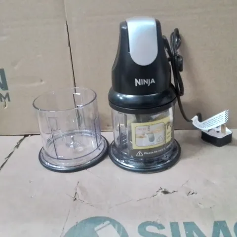 BOXED NINJA NJ1002UKBK EXPRESS CHOP MINI CHOPPER & BLENDER - BLACK