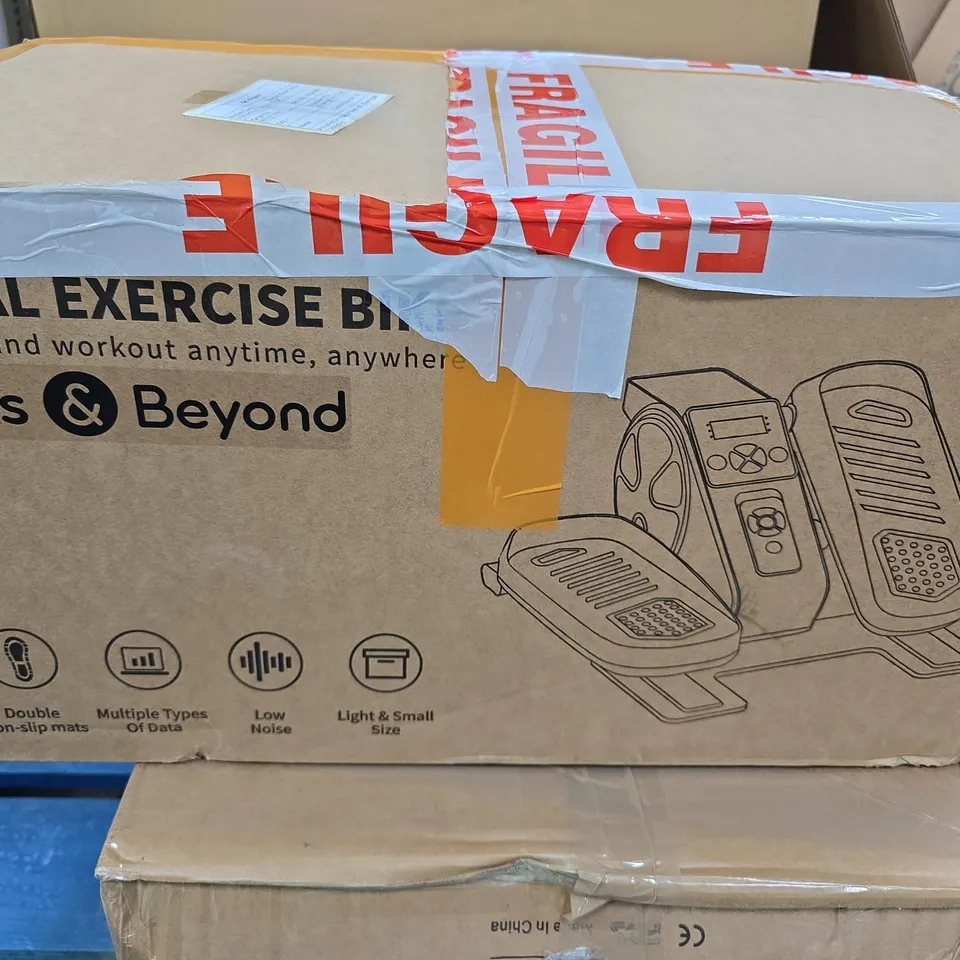 BLISS AND BEYOND PEDAL EXERCISE STEPPER MACHINE WHITE