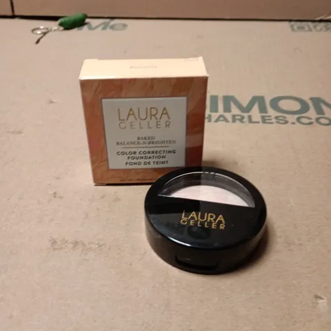 LAURA GELLER BAKED BALANCE-N-BRIGHTEN COLOR CORRECTING FOUNDATION – PORCELAIN