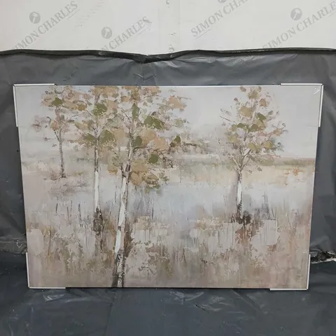 SEALED LANDSCAPE TREES PRINTED CANVAS 