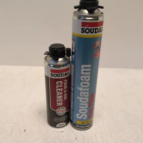 APPROXIMATELY 8 ASSORTED SOUDAL PRODUCTS TO INCLUDE SOUDAFOAM, GAP FILLER & FOAM & FUN CLEANER - COLLECTION ONLY