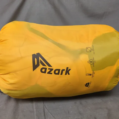 AZARK SLEEPING BAG IN YELLOW/BLACK