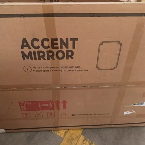 BOXED ACCENT MIRROR (1 BOX)