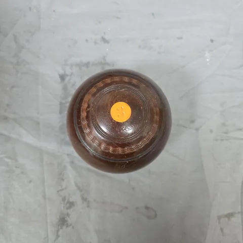 WOODEN CROWN GREEN BOWL BIAS NO.3