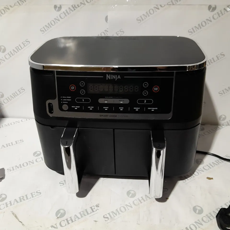 BOXED NINJA FOODI MAX 9.5L DUAL ZONE AIRFRYER AF451UK