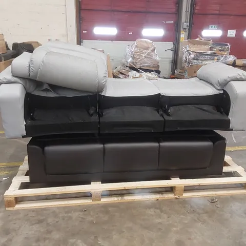 PALLET CONTAINING 2 INCOMPLETE DESIGNER SOFAS