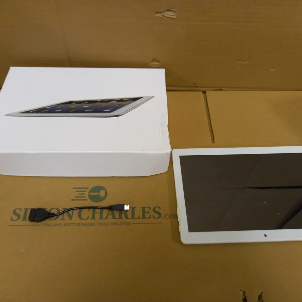TOUCH SCREEN WHITE TABLET - BOXED