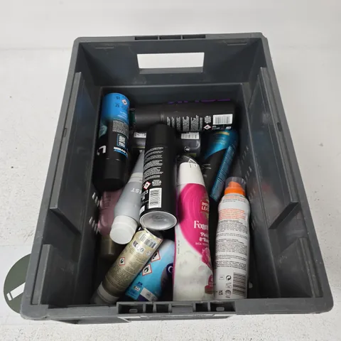TOTE OF APPROXIMATELY 12 ASSORTED AEROSOLS TO INCLUDE: MALIBU SPF 50 SPRAY